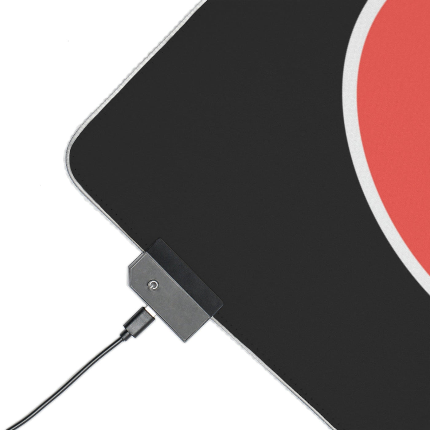 The Gamer Fresh | LED Gaming Computer Desk Mat | Black