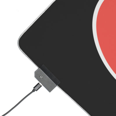 The Gamer Fresh | LED Gaming Computer Desk Mat | Black