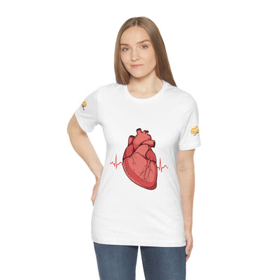 The Vision Slayer Heart Wave Celestial Lion White T-Shirt