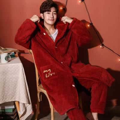 The "Wilerwind" Men's Pajamas Fleece Collection Set