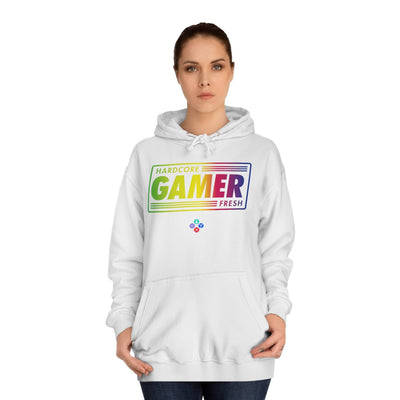Gamer Fresh | Hardcore Fresh | Unisex College Hoodie