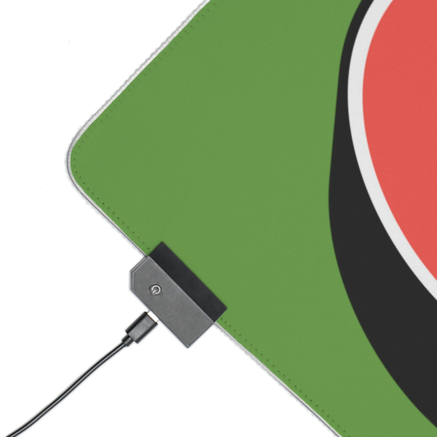 The Gamer Fresh | LED Gaming Computer Desk Mat | Kelly Green