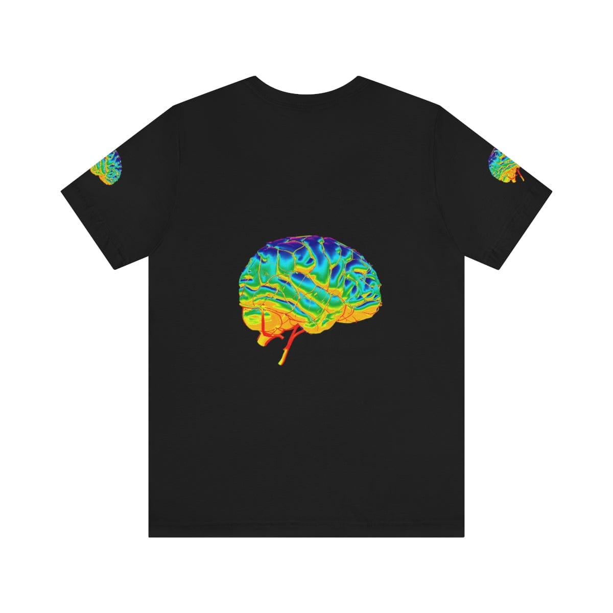 All Premium World Brain Black T-Shirt