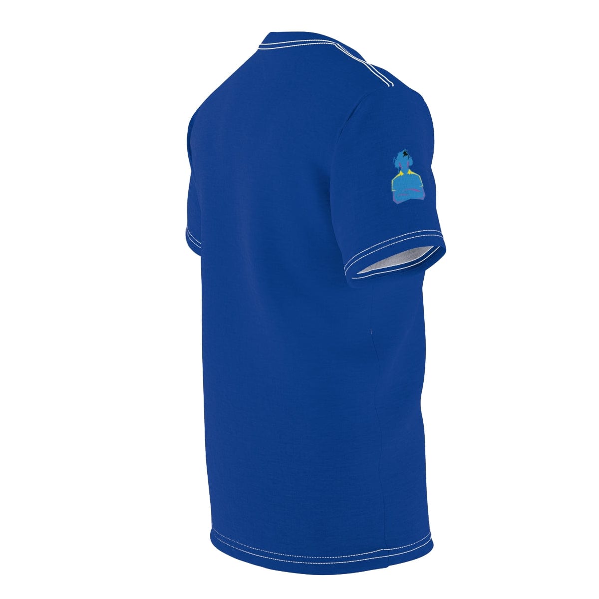 The All Premium Heart Energy Bar Royal Blue Unisex Cut & Sew T -Shirt