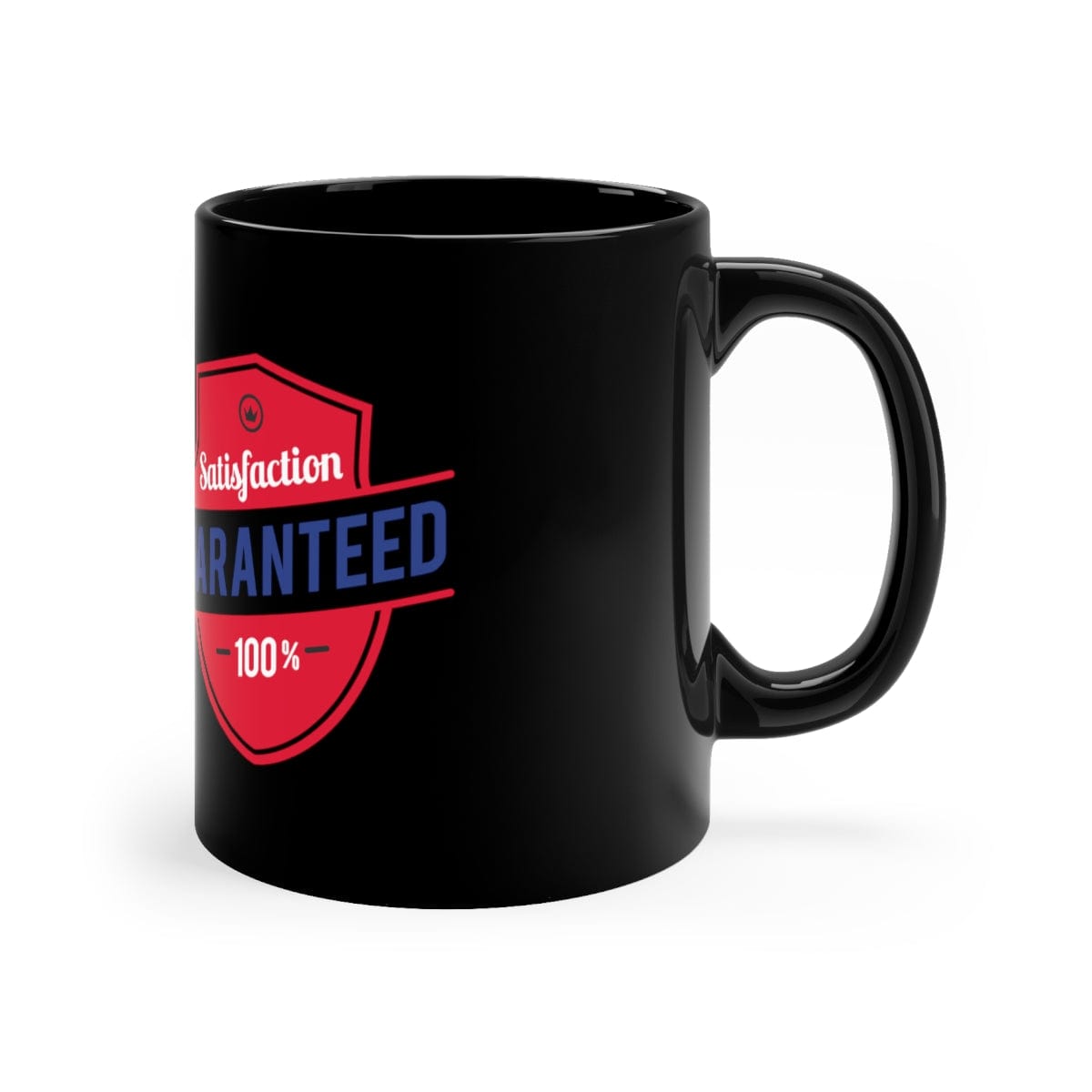 The 100% WTF Satisifaction Guaranteed Black Coffee Mug, Tea 11oz