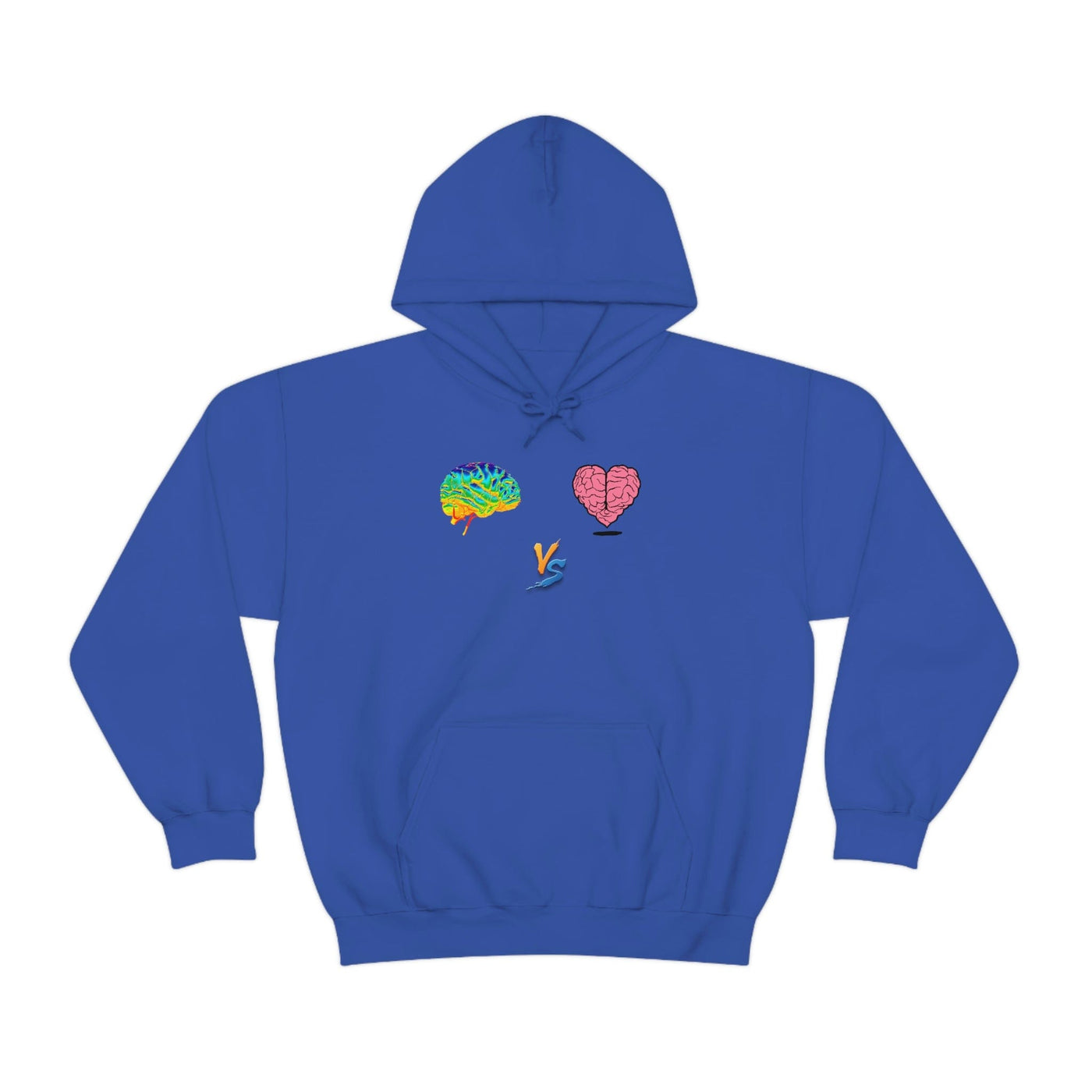 Gamer Fresh | Limited Edition Player Brain vs  Player Heart | Heavy Blend Unisex Hooded Sweatshirt