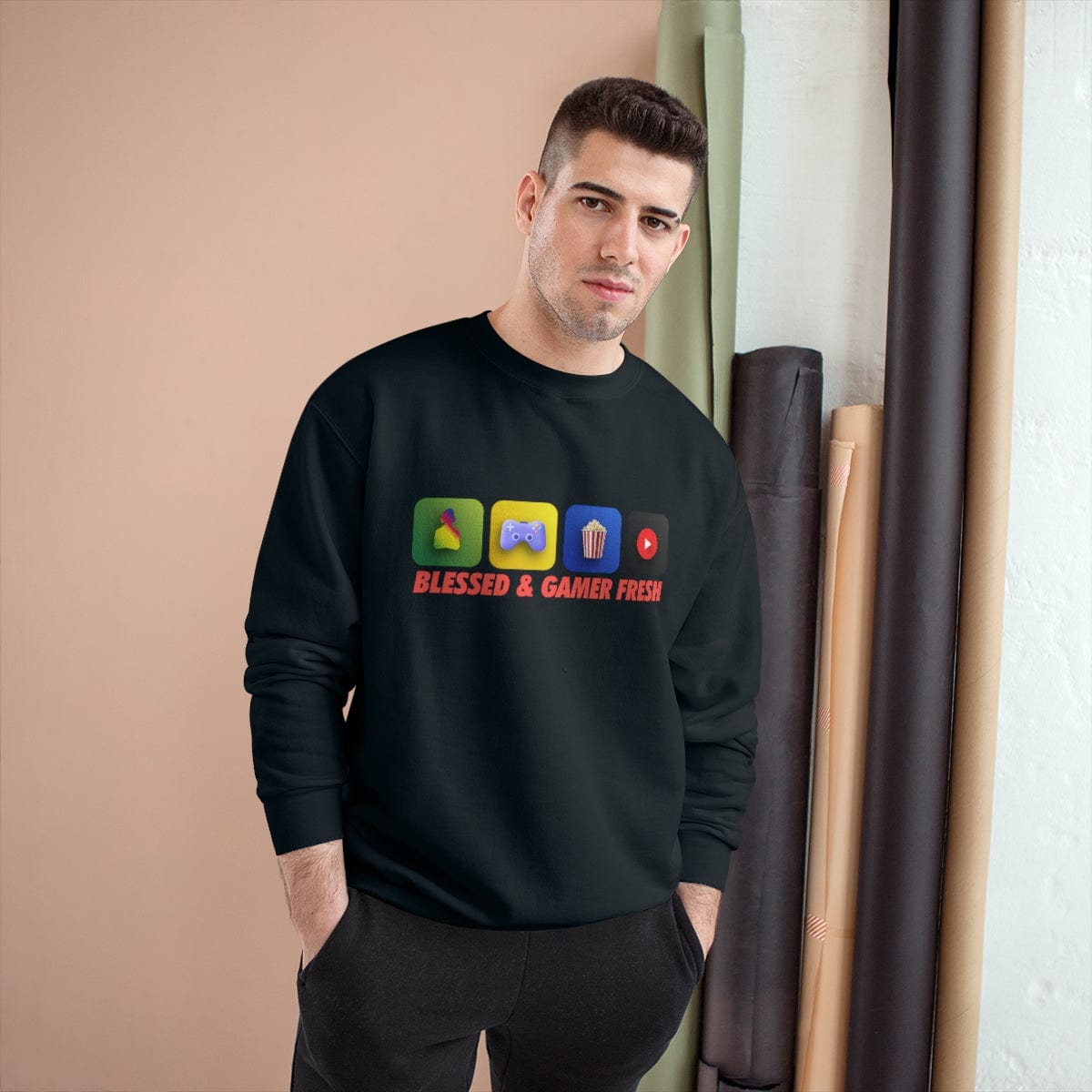 Gamer Fresh x Champion | Blessed & Gamer Fresh | Exclusive Sweatshirt