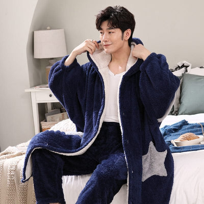 The "Wilerwind" Men's Pajamas Fleece Collection Set